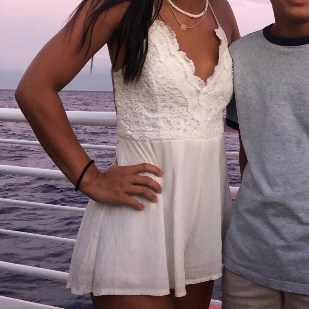 stylish, comfy white romper